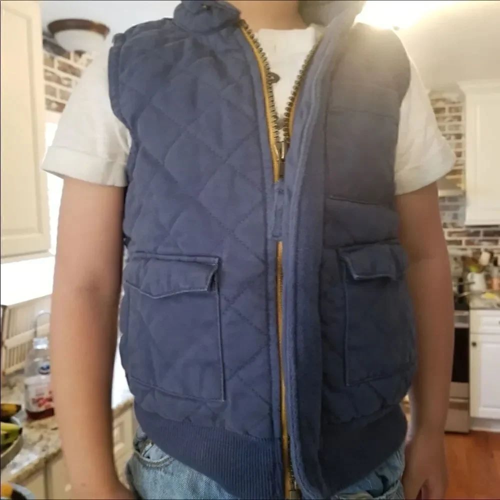 2t puffer quilted Navy vest